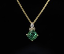SparHawk Maine Tourmaline and Diamond Pendant - Reference Number F5775