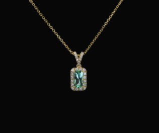 SparHawk Maine Tourmaline and Diamond Pendant Reference Number: F6031