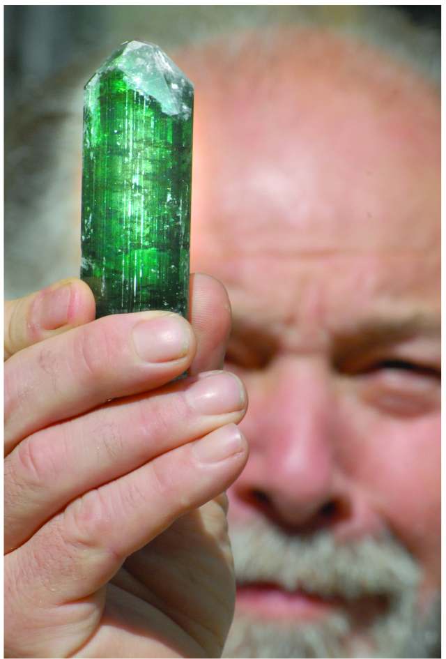 The Green Arrow SparHawk Tourmaline Crystal